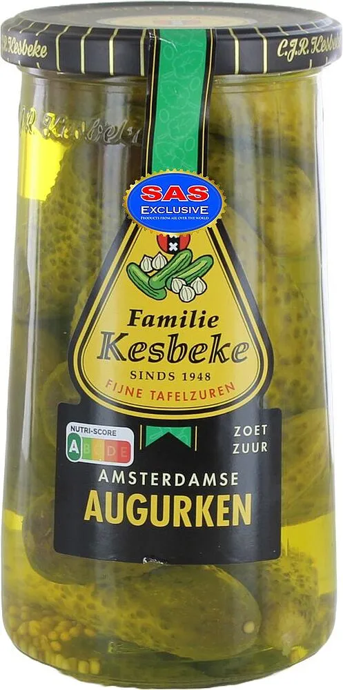 Վարունգ մարինացված «Familie Kesbeke» 720գ