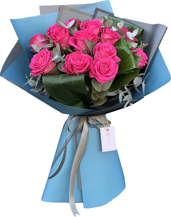 Ծաղկեփունջ «My Rose Esmeralda» 13 հատ