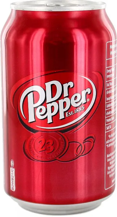 Զովացուցիչ գազավորված ըմպելիք մրգային «Dr. Pepper» 0.33լ