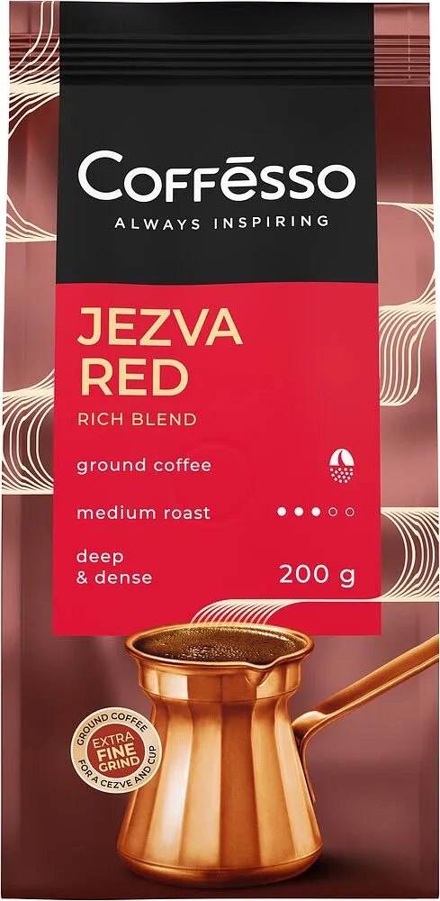 Սուրճ աղացած «Coffesso Jezva Red» 200գ
