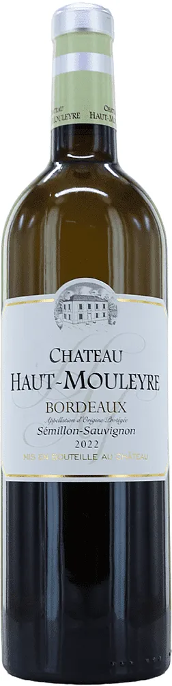 Գինի սպիտակ «Chateau Haut Mouleyre Bordeaux» 0.75լ
