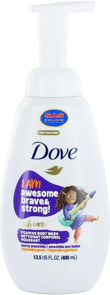 Լոգանքի փրփուր մանկական «Dove Kids Care» 400մլ