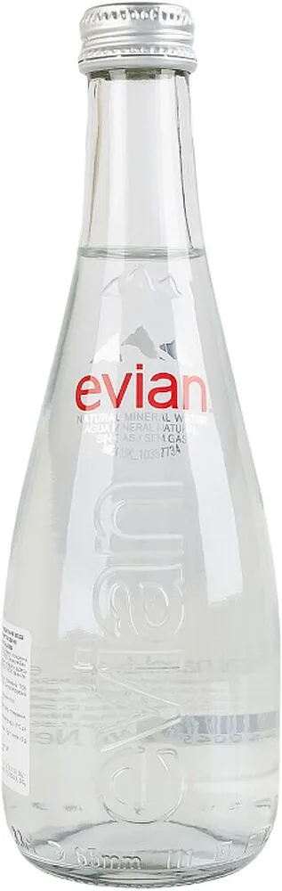 Աղբյուրի ջուր «Evian» 0.33լ