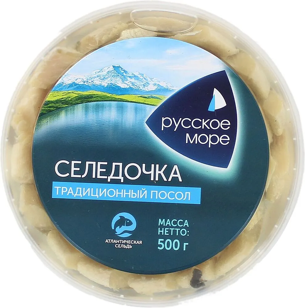 Ծովատառեխ ձեթի մեջ «Русское Море» 500գ